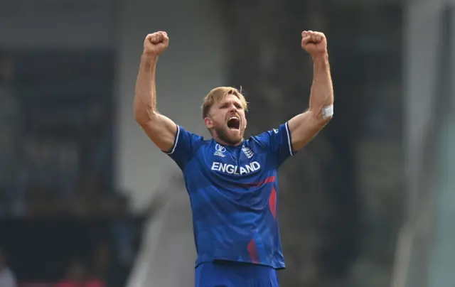 England bowler David Willey