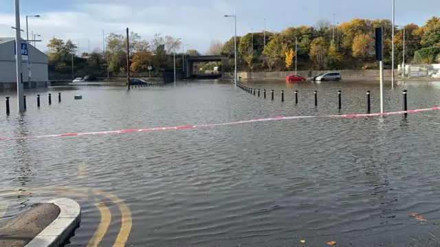 Portadown train station car park