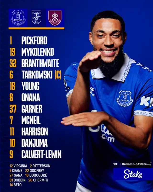 Everton v Burnley