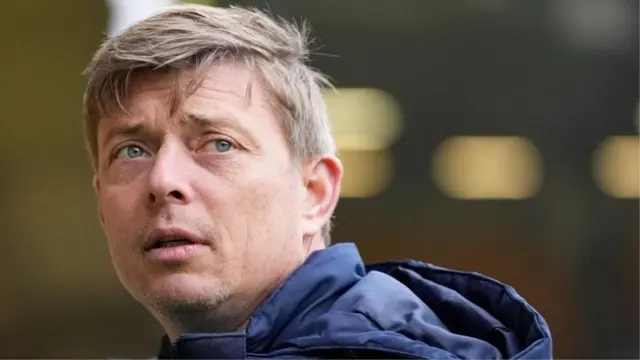 Blackburn boss Jon Dahl Tomasson on the touchline