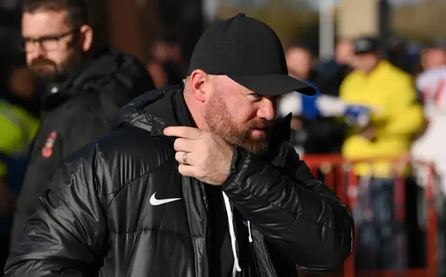 Birmingham boss Wayne Rooney arrives at Sunderland