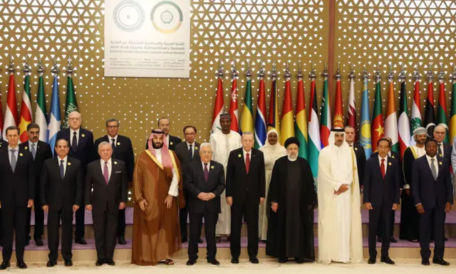The leaders of 57 Arab and Muslim countries met in Riyadh for an emergency meeting on Israel's bombardment of Gaza