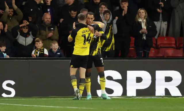 Tom Ince celebrates his goal against Rotherham