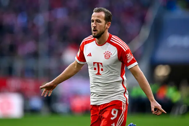 Harry Kane celebrates after scoring