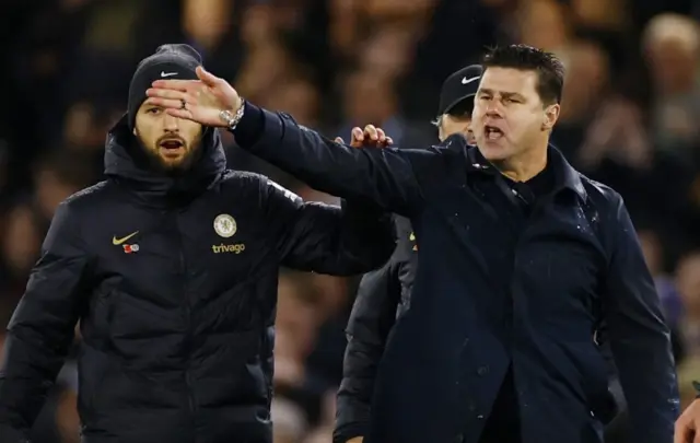 Mauricio Pochettino disgruntled after the final whistle