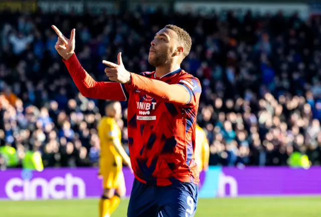 Cyriel Dessers opened the scoring in West Lothian