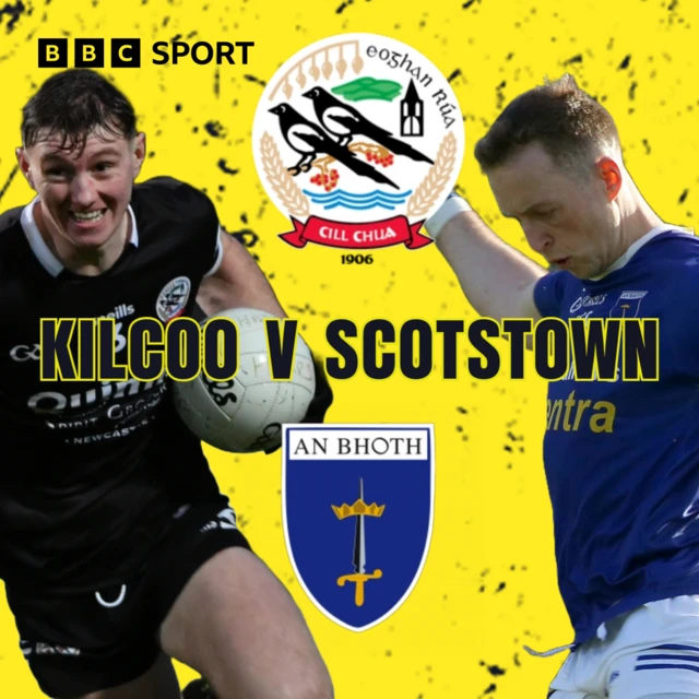 Kilcoo's Ryan McEvoy and Scotstown's Jason Carey