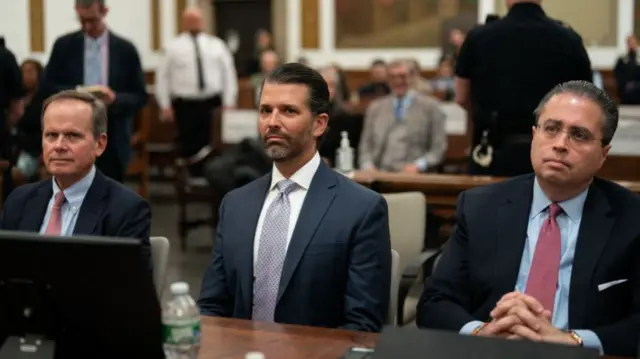 Donald Trump Jr in court