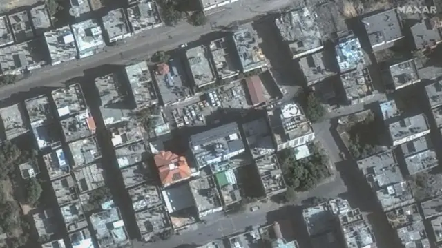 Satellite image of Al-Awda hospital in northern Gaza - 7 November 2023