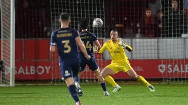 Joel Randall scores for Peterborough