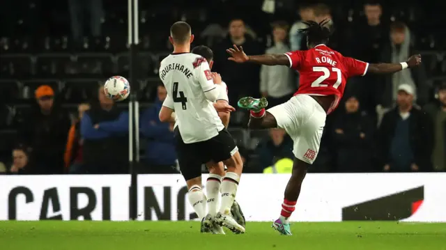 Aaron Rowe scores for Crewe