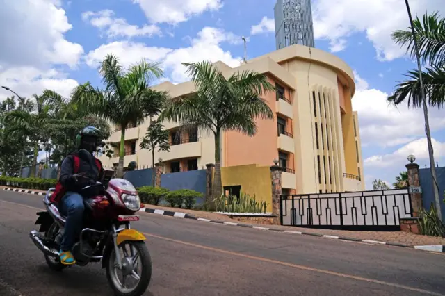 A hostel in Kigali, capital of Rwanda, where asylum seekers would have arrived form the UK