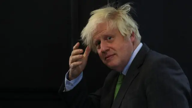 Former Prime Minister Boris Johnson