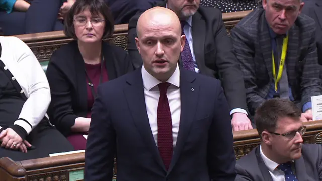 Stephen Flynn speaks in the House of Commons