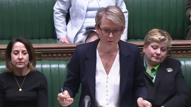 Yvette Cooper addresses the House of Commons