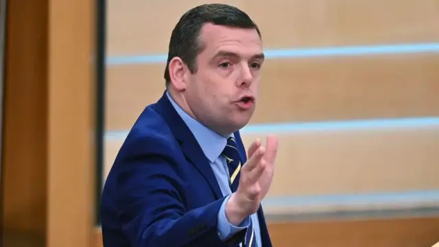 Scottish Tory leader Douglas Ross says the first minister was caught "red-handed"