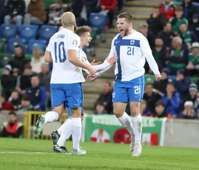 Benjamin Kaalman celebrates