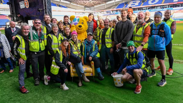 The team behind Vernon's challenge