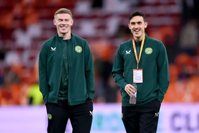 James McClean and Jamie McGrath