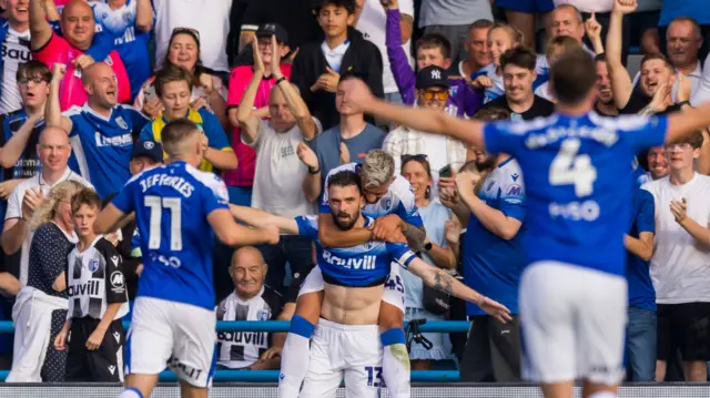 Gillingham celebrate