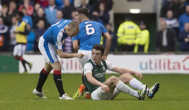 Kenny Miller tells John McGinn off