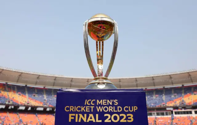 Men's Cricket World Cup trophy