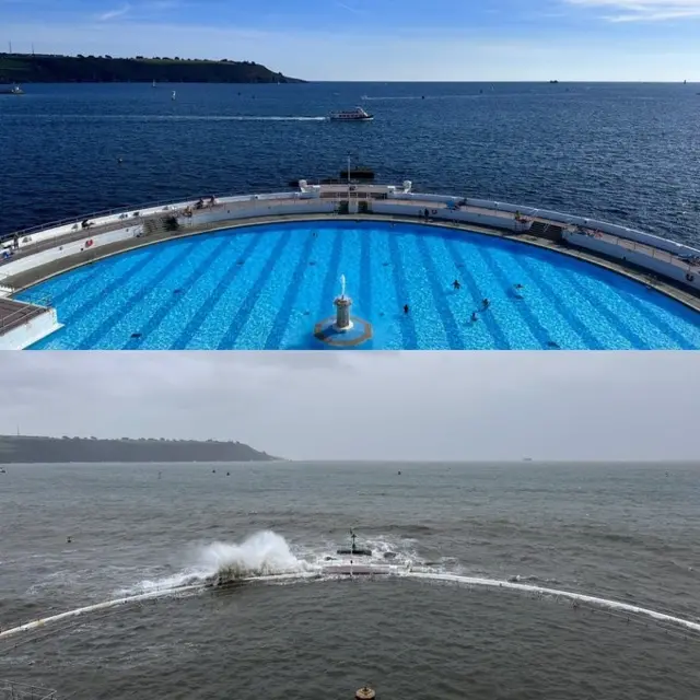 Tinside Lido, in Plymouth