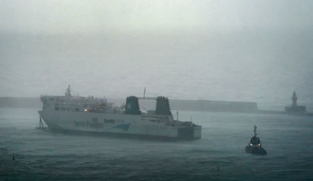 DFDS Ferry in English Channel