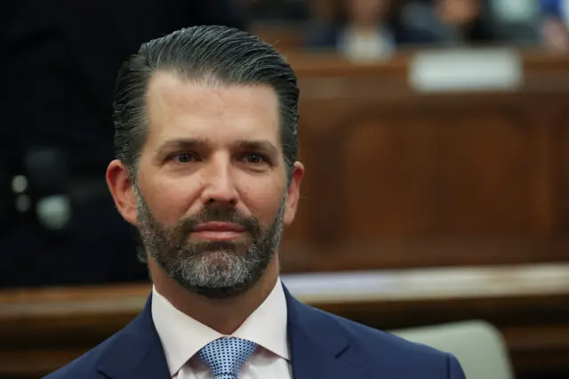 Donald Trump Jr in court