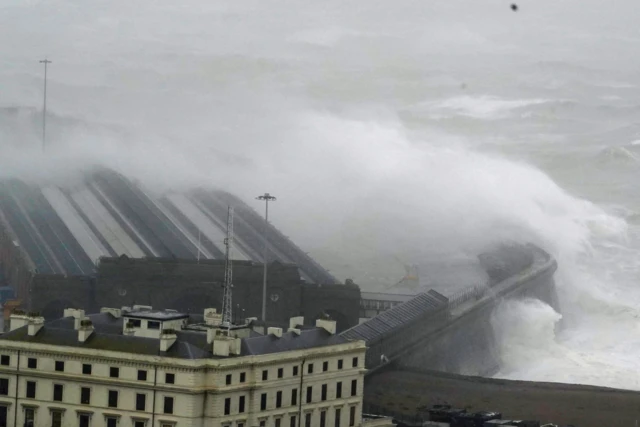 Harbour Wall in Folkestone