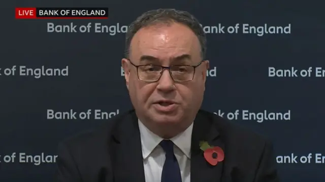 Bank of England Governor Andrew Bailey