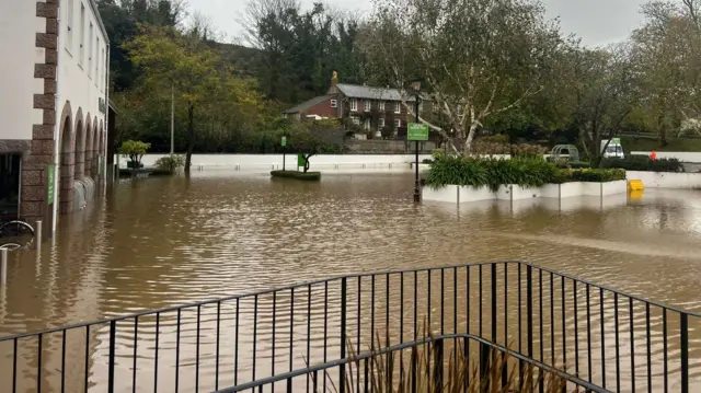 Waitrose car park Jersey valley