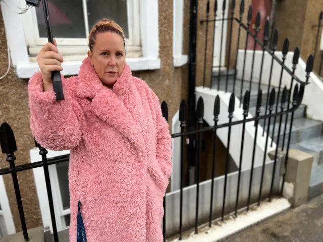 Property owner Sarah Lake's flat was destroyed by the flood in Hastings last weekend