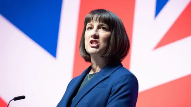 Shadow Chancellor Rachel Reeves making her keynote speech during the Labour Party Conference at Arena and Convention Centre Liverpool, also known as simply ACC, in Liverpool.