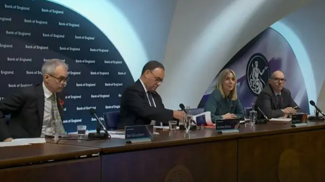 Bank of England press conferece