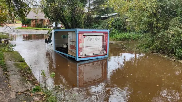 Woodlands milk van