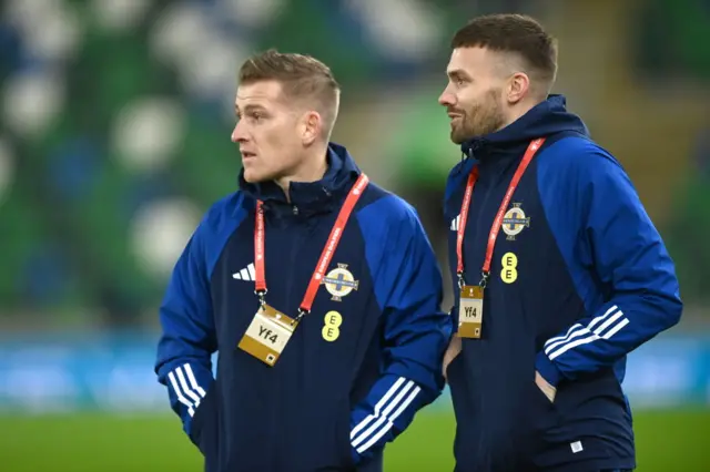 Steven Davis and Stuart Dallas