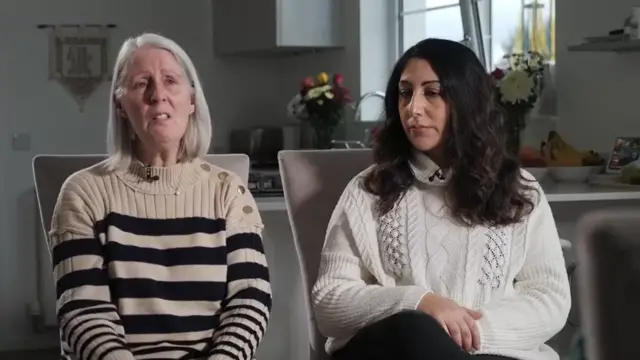 Elizabeth El-Nakla and her daughter Nadia were interviewed for Sky News