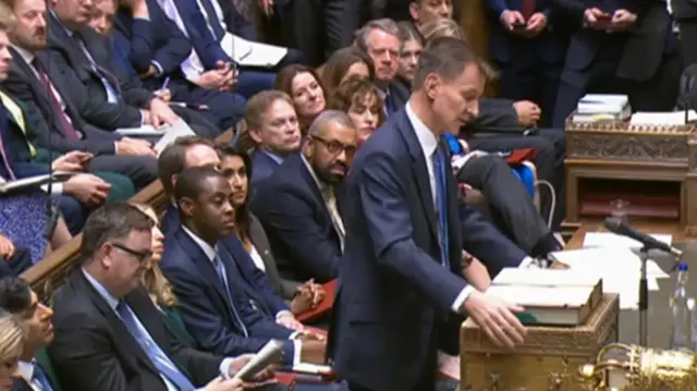 Jeremy Hunt at the despatch box