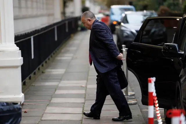 Former deputy chief medical officer for England Professor Sir Jonathan Van-Tam arrives to give evidence at UK Covid-19 Inquiry in London