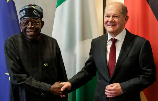 Germany is also discussing an agreement with electronics giant Siemens to help with Nigeria's electric power supply