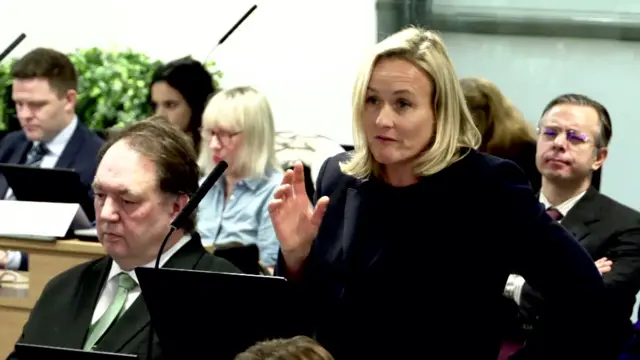 Kirsten Heaven asks a question in the Covid inquiry