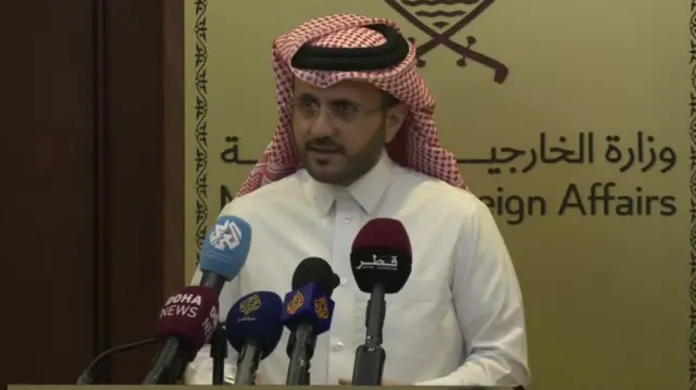 Qatari foreign ministry spokesman Majid al-Ansari