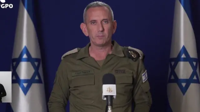 Daniel Hagari, the spokesman for Israel Defense Forces (IDF)