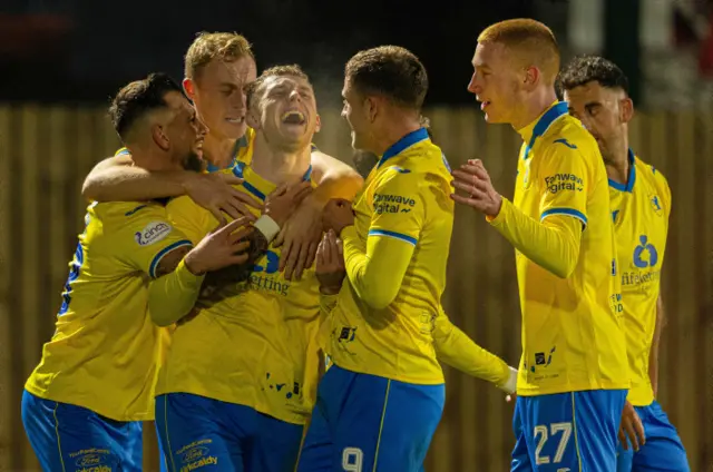 Raith Rovers celebrate