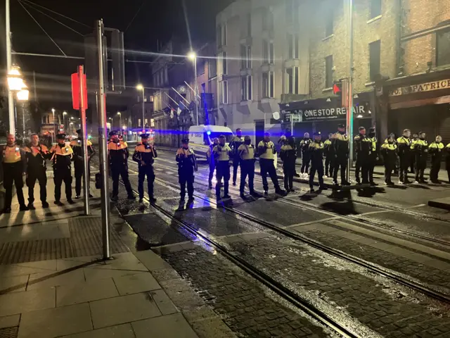 irish police during dublin riot