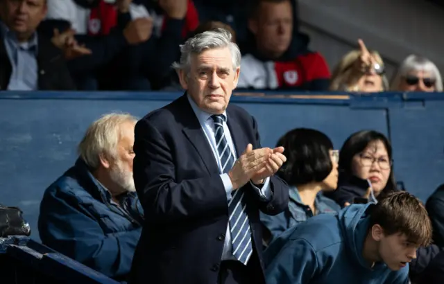 Gordon Brown at Stark's Park