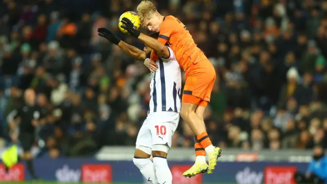 West Brom v Ipswich match action