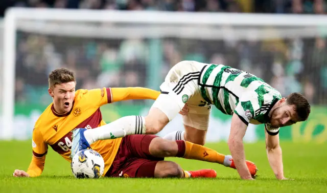 Motherwell's Blair Spitaal and Anthony Ralston