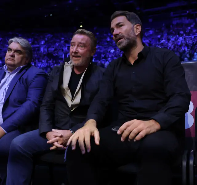 Michael Flatley and Eddie Hearn